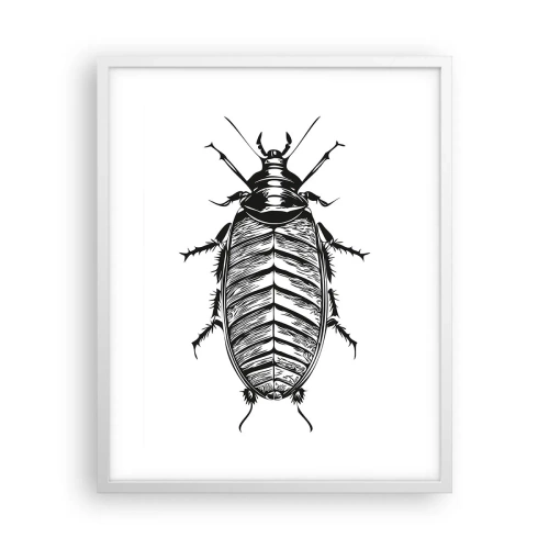 Plakat i hvid ramme - Sikke et eksemplar! - 40x50 cm