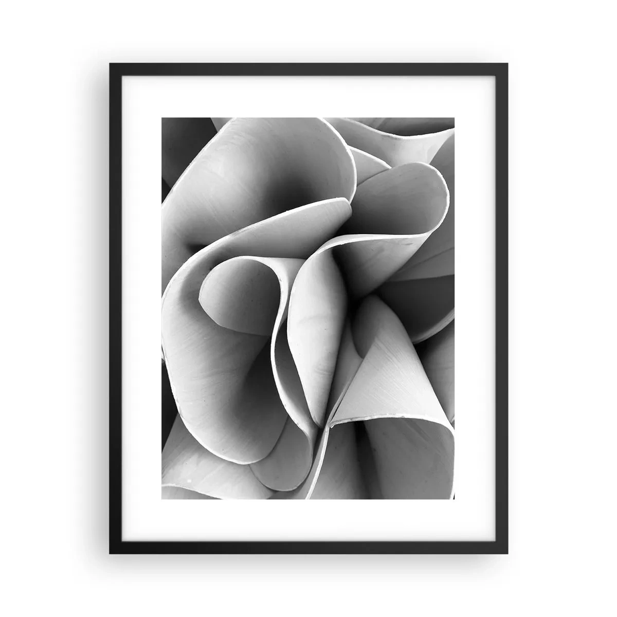 Plakat i sort ramme - Hvad der sker i rummet - 40x50 cm