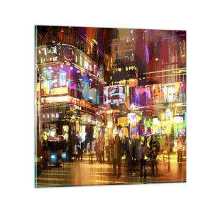 Billede på glas - I et hav af lys - 30x30 cm