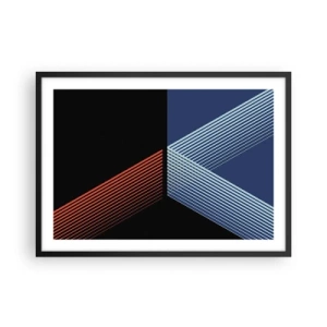 Plakat i sort ramme - En simpel historie - 70x50 cm