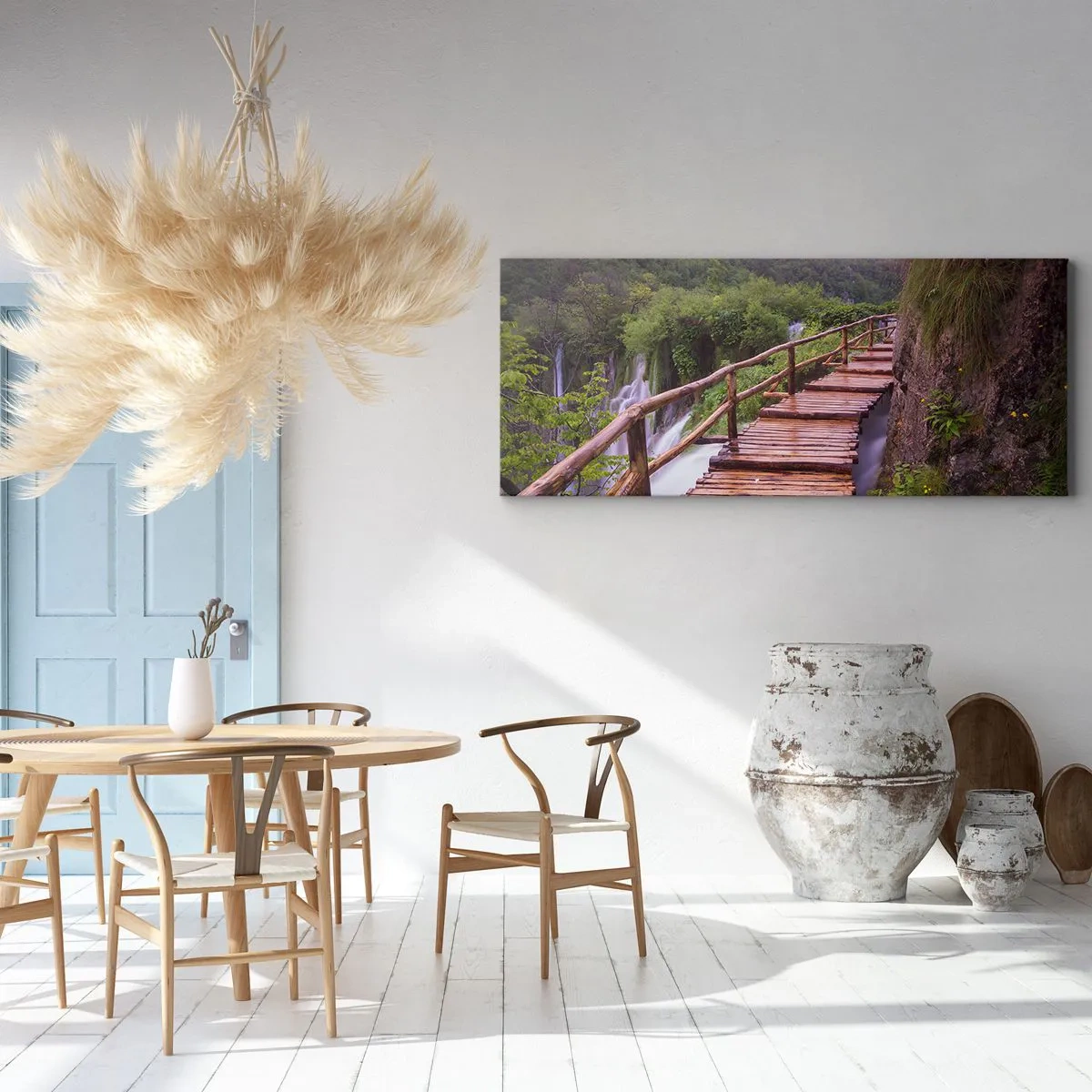 Lærredstryk - Billede på lærred - En utrolig skønhed - 100x40 cm
