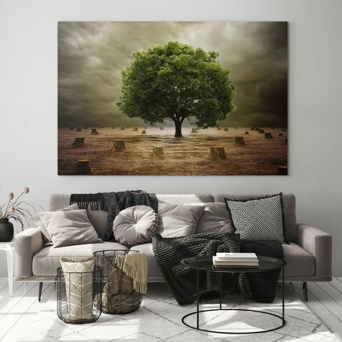 Billede på glas - Alt håb - 100x70 cm