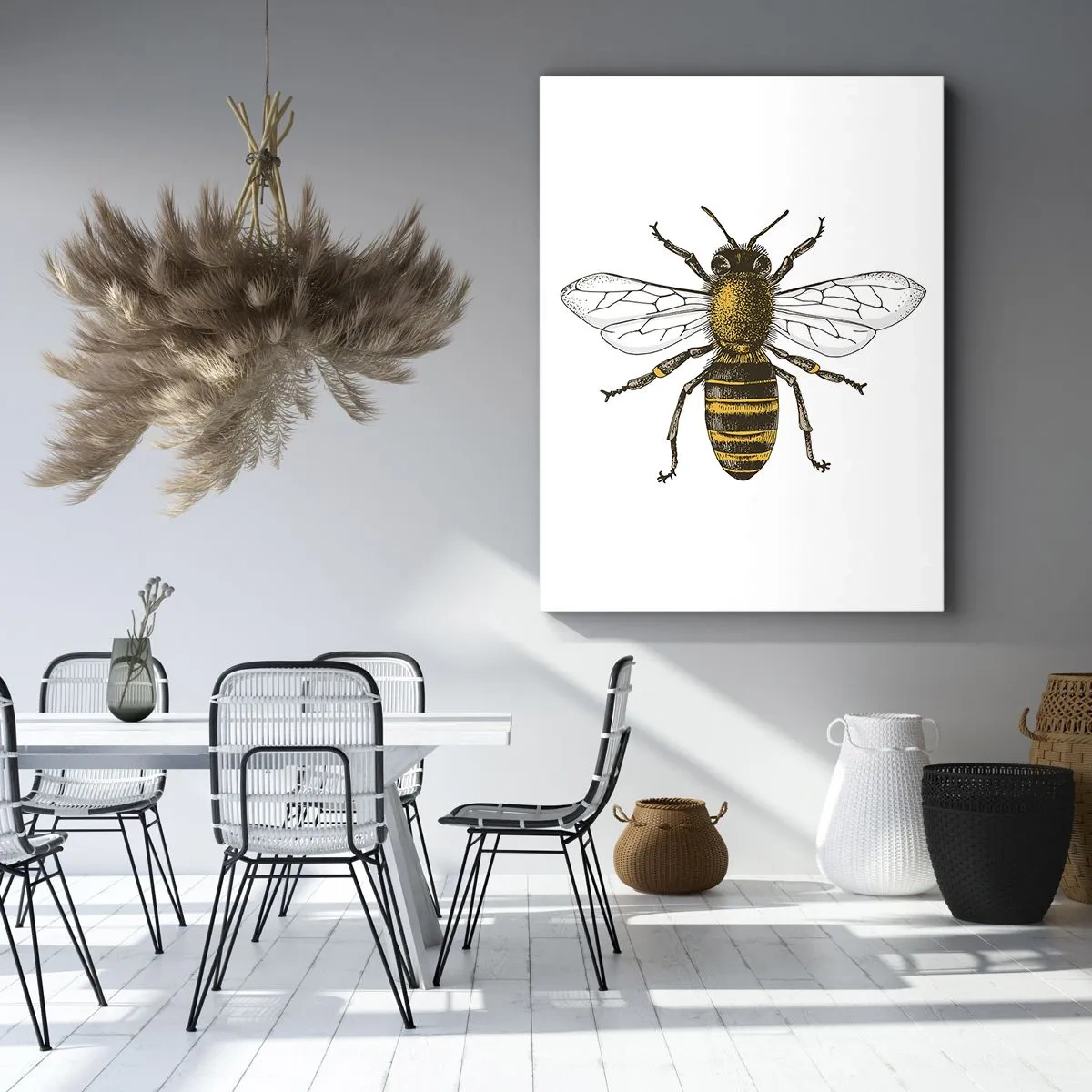 Lærredstryk - Billede på lærred - Smuk og god - 50x70 cm