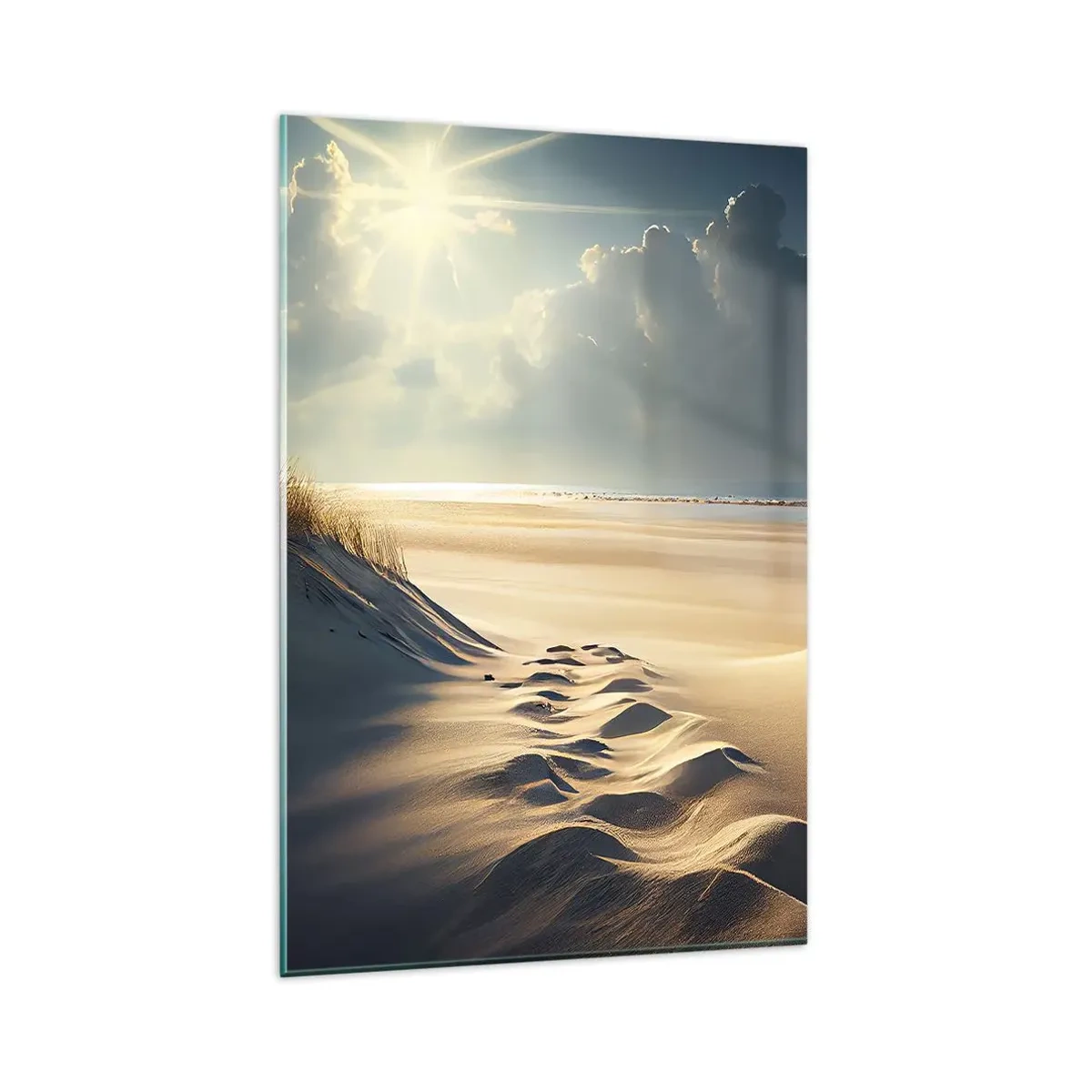 Billede på glas - Beroligende landskab - 80x120 cm