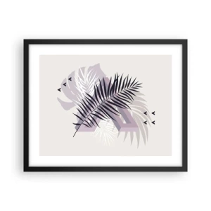 Plakat i sort ramme - Skygge af en skygge - 50x40 cm