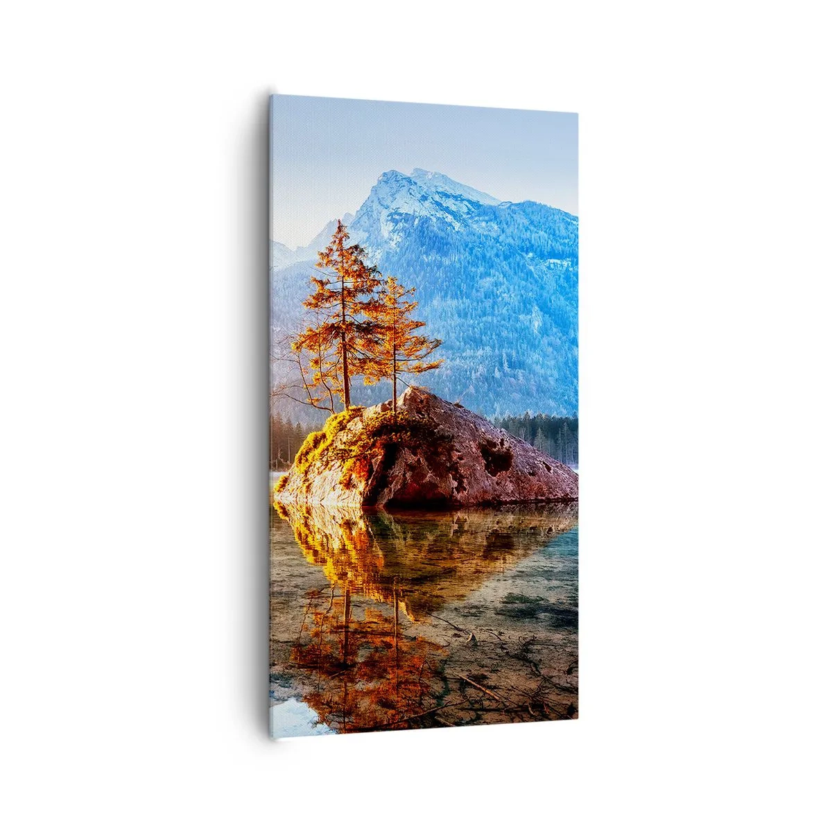 Lærredstryk - Billede på lærred - Naturen i et nyt lys - 65x120 cm