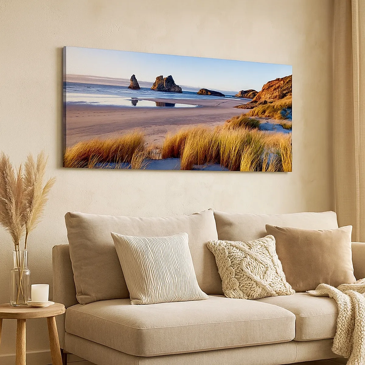 Lærredstryk - Billede på lærred - For dem, der søger ro - 30x30 cm