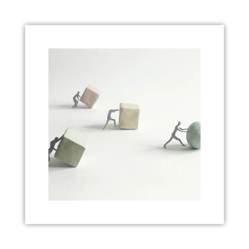 Plakat - Selve livet - 30x30 cm