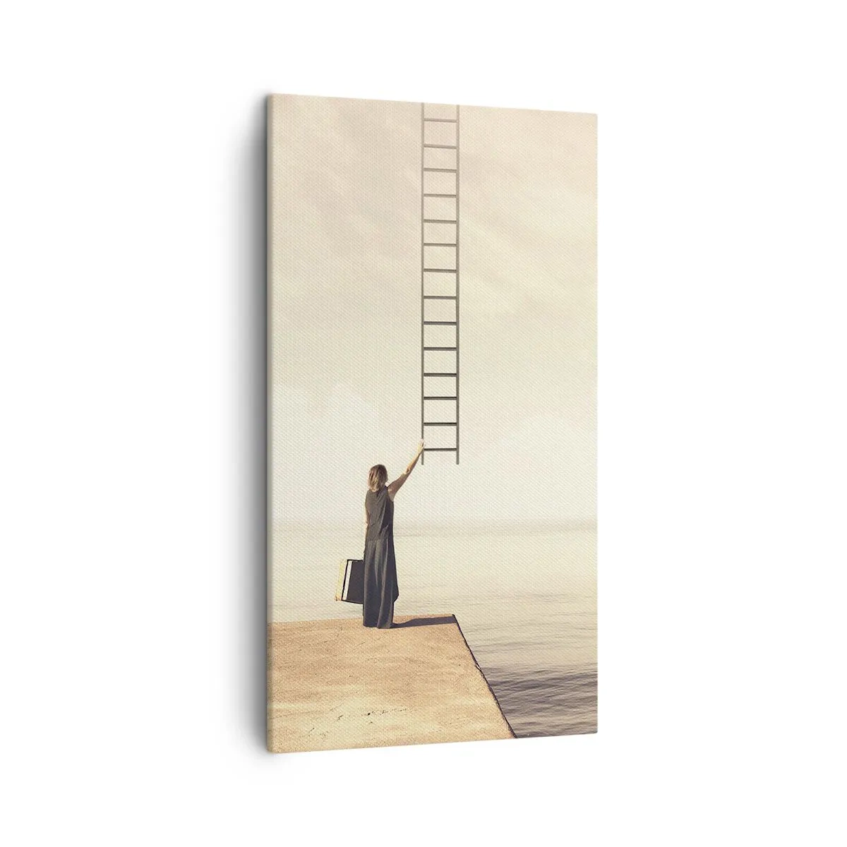 Lærredstryk - Billede på lærred - En magisk rejse - 45x80 cm