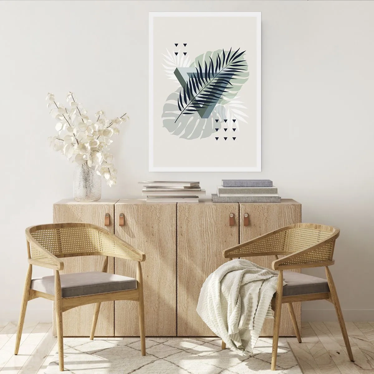 Plakat - Natur og geometri - to ordener? - 61x91 cm