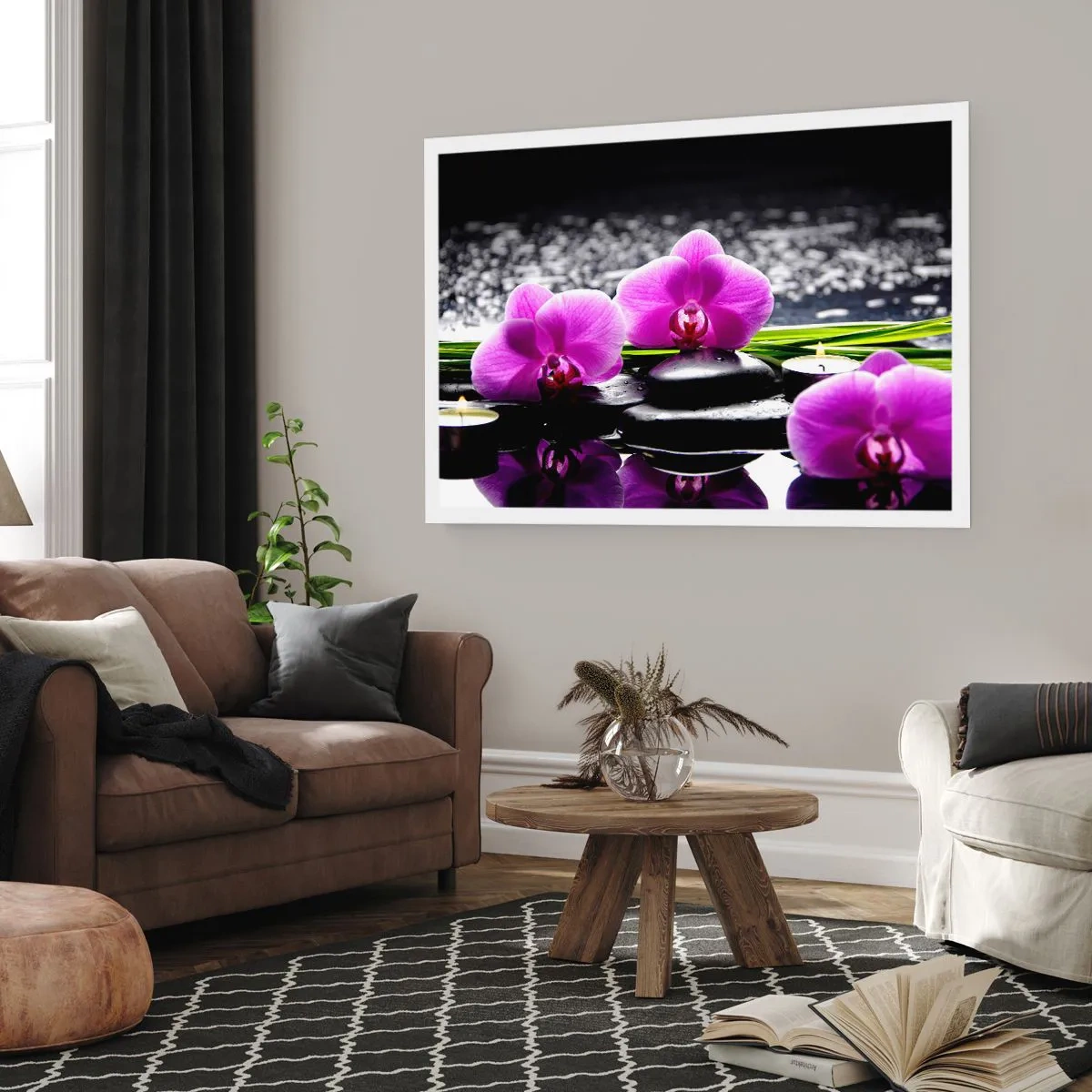 Plakat - Drukne i fred og ro - 100x70 cm