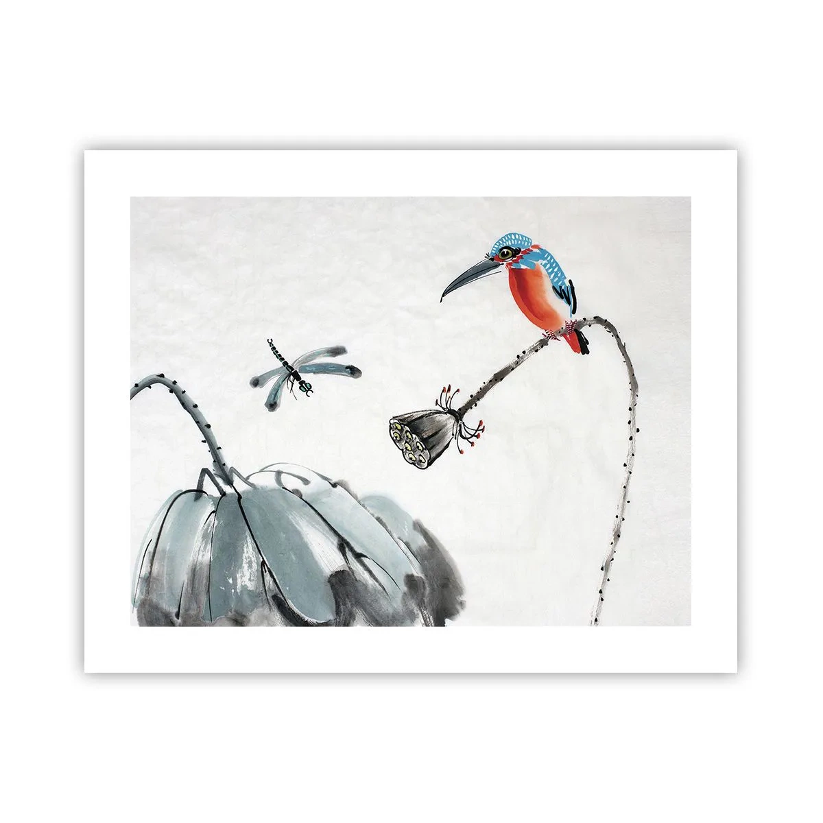 Plakat - Engenes liv - 50x40 cm