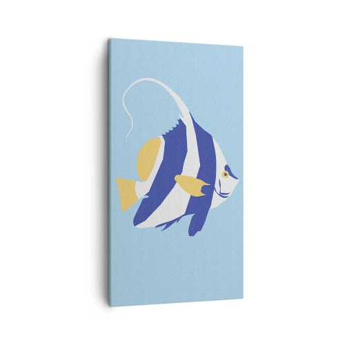 Lærredstryk - Billede på lærred - Savner tropisk vand - 45x80 cm