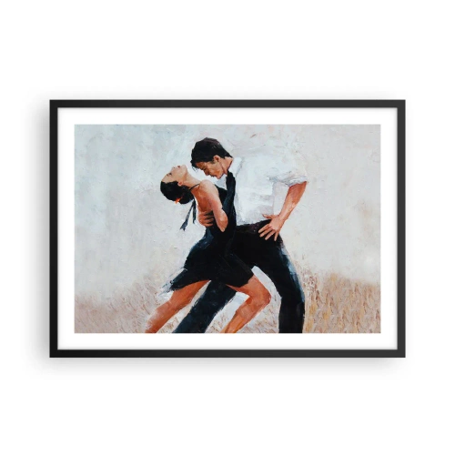 Plakat i sort ramme - Mine drømmes tango - 70x50 cm
