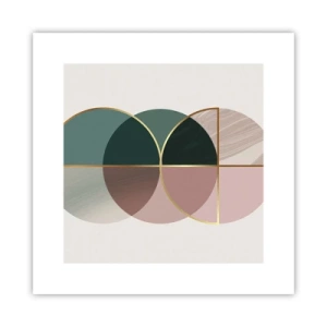 Plakat - Hjul for hjul… - 30x30 cm