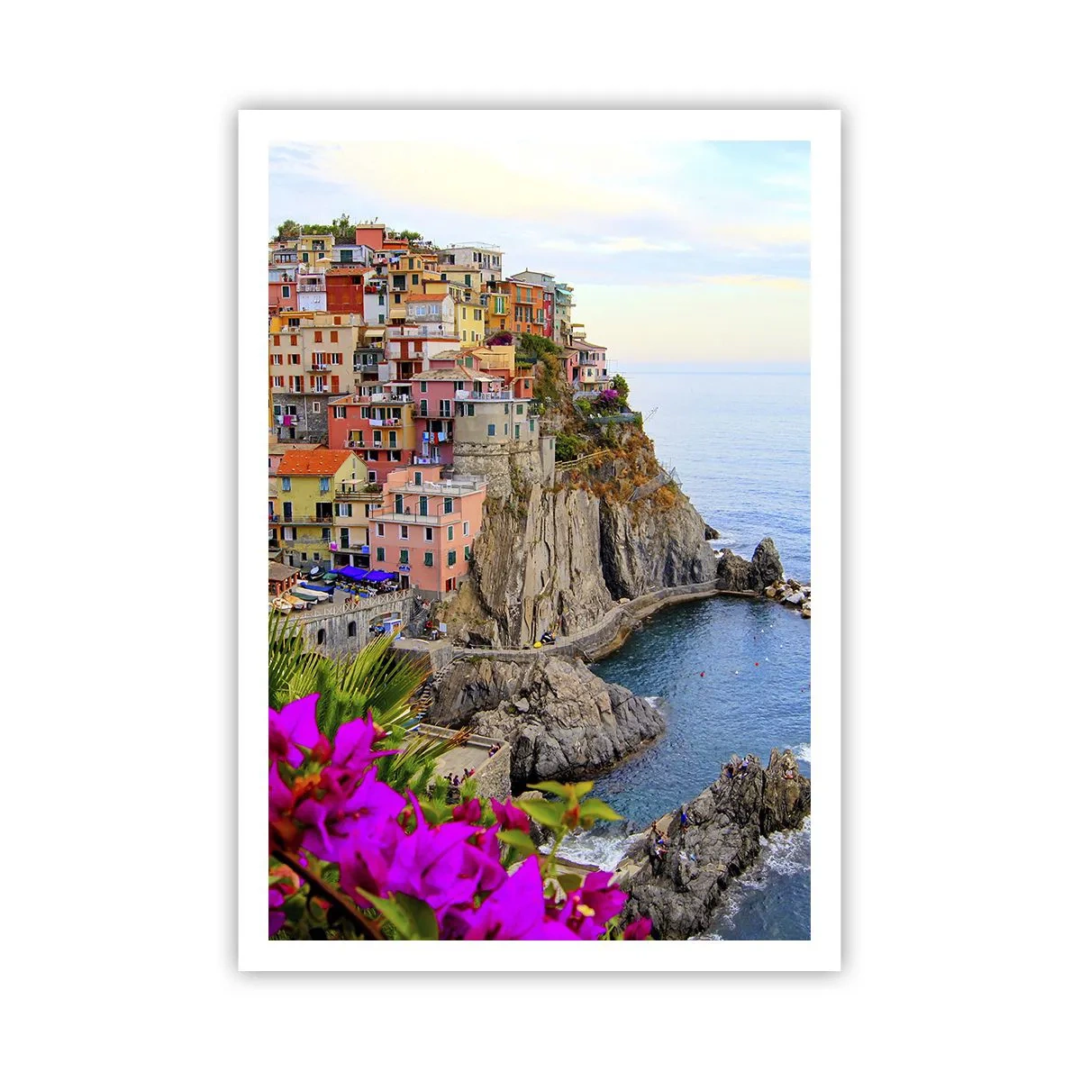 Plakat - En grinende by - 70x100 cm