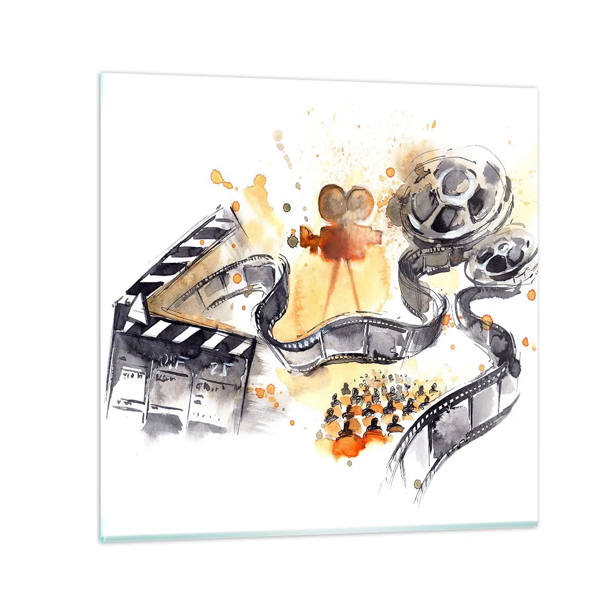 Billede på glas - I drømmeland - 50x50 cm