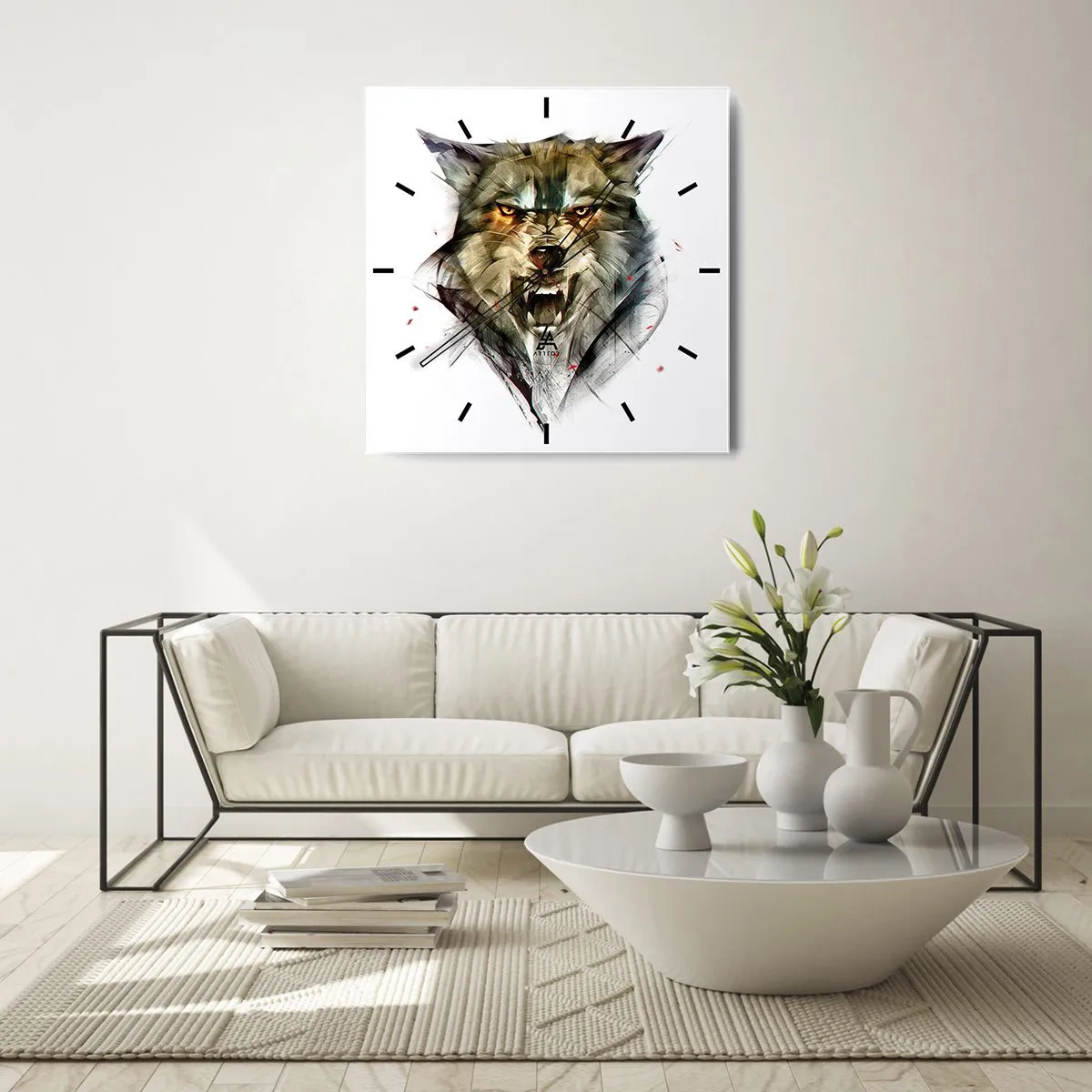 Vægur, Uret - Ikke et skridt! - 40x40 cm