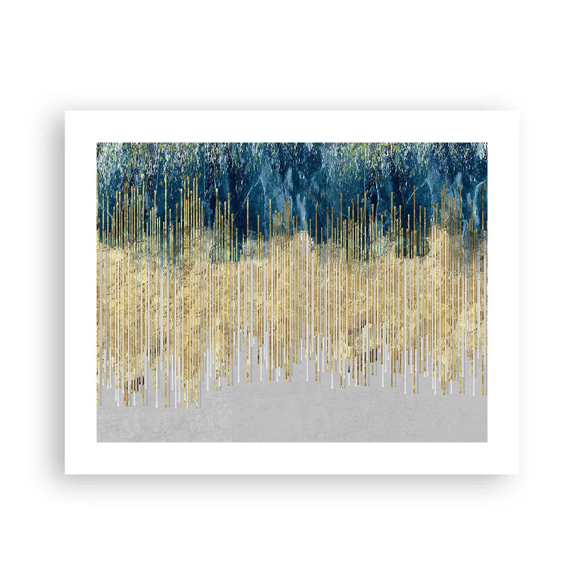 Plakat - Forgyldt grænse - 50x40 cm