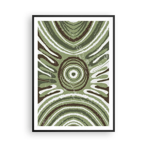 Plakat i sort ramme - Eksplosion af følelser - 70x100 cm