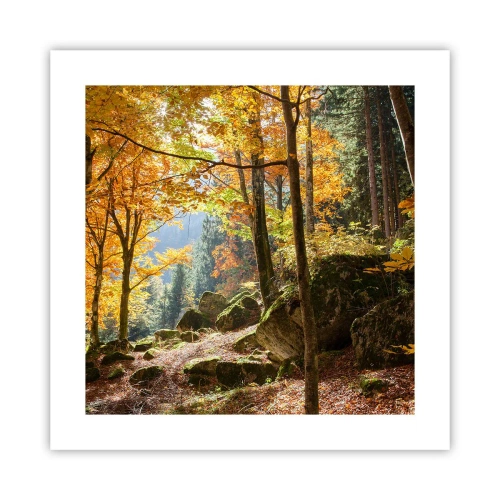 Plakat - Tid til at slappe af - 40x40 cm