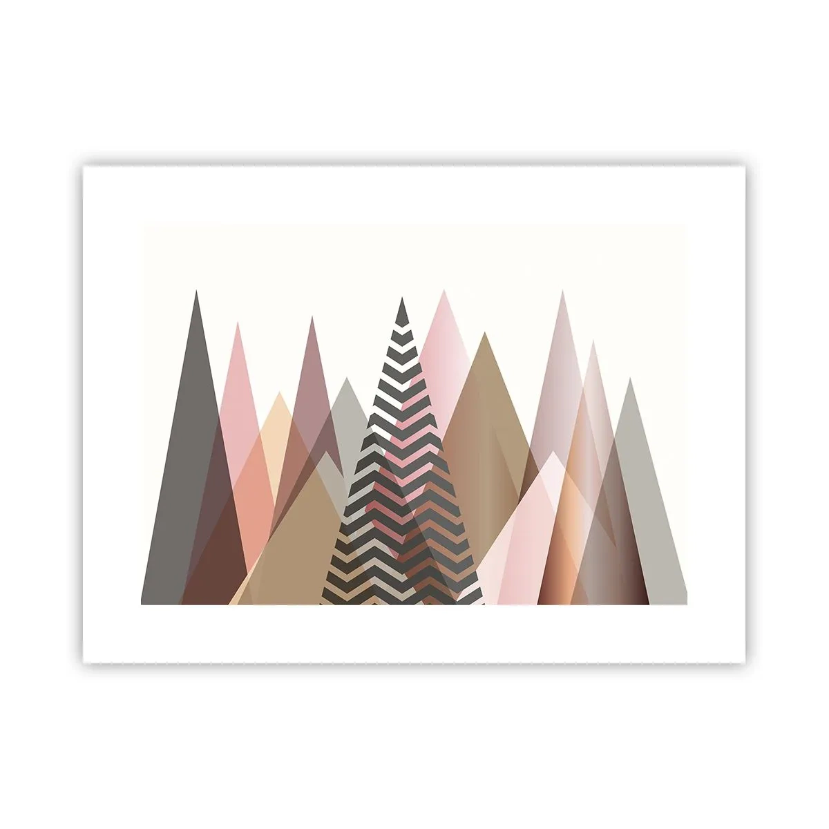 Plakat - Pyramide udsigt - 40x30 cm