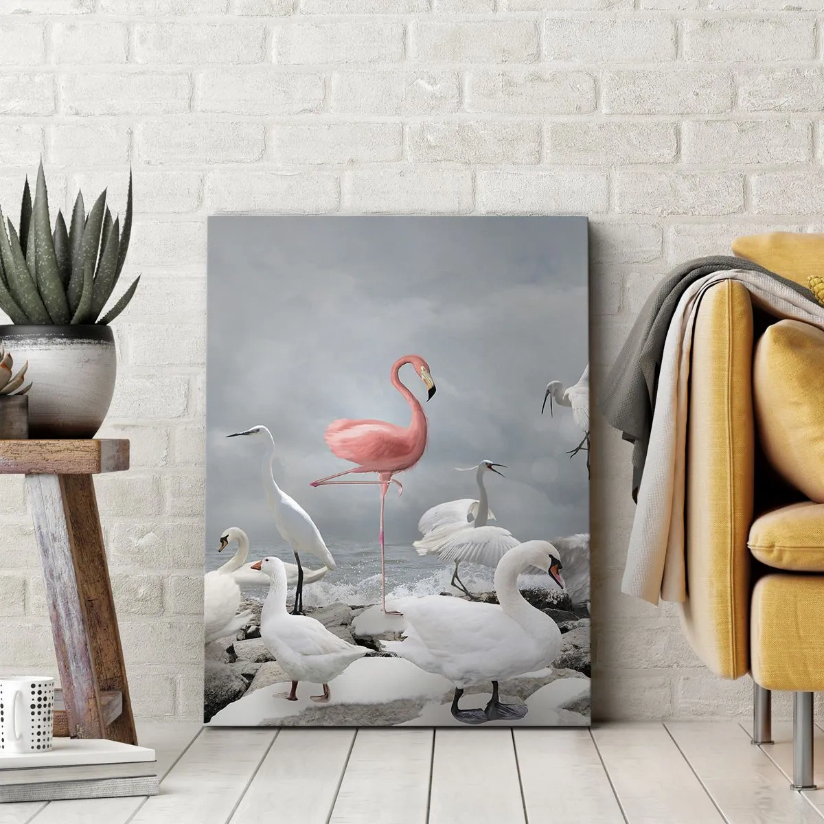 Lærredstryk - Billede på lærred - Hvor kommer jeg fra? - 50x70 cm