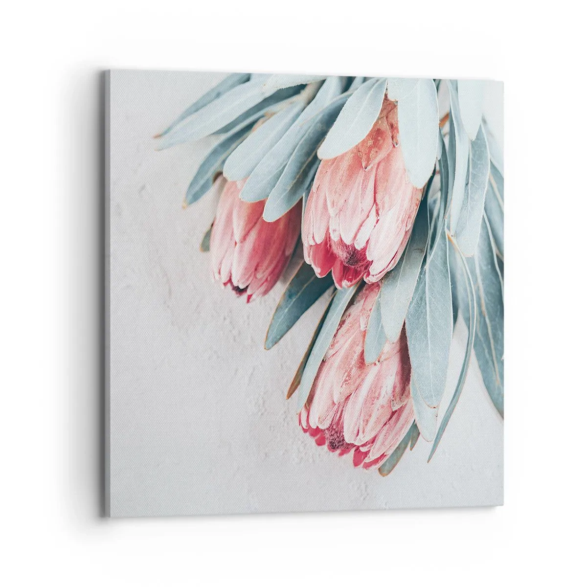Lærredstryk - Billede på lærred - Skammer sig over deres egen skønhed - 70x70 cm