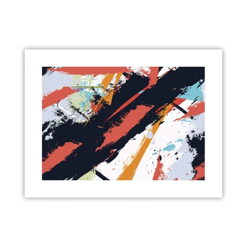 Plakat - Dynamisk sammensætning - 40x30 cm