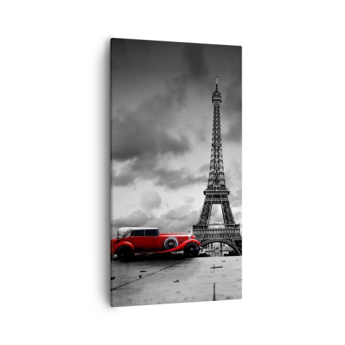 Lærredstryk - Billede på lærred - For ikke så længe siden i Paris - 55x100 cm