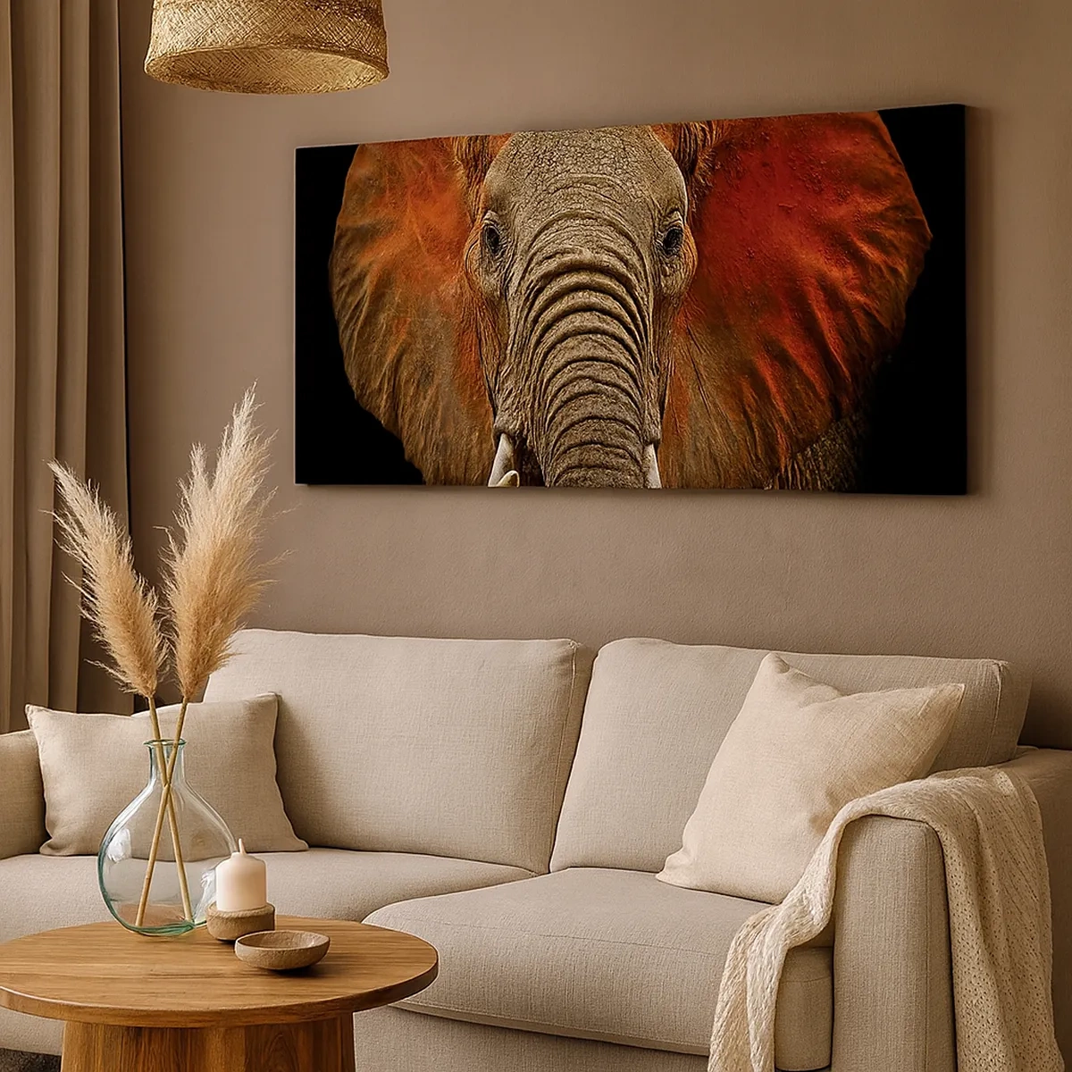 Lærredstryk - Billede på lærred - Jeg er vild, er du? - 30x30 cm