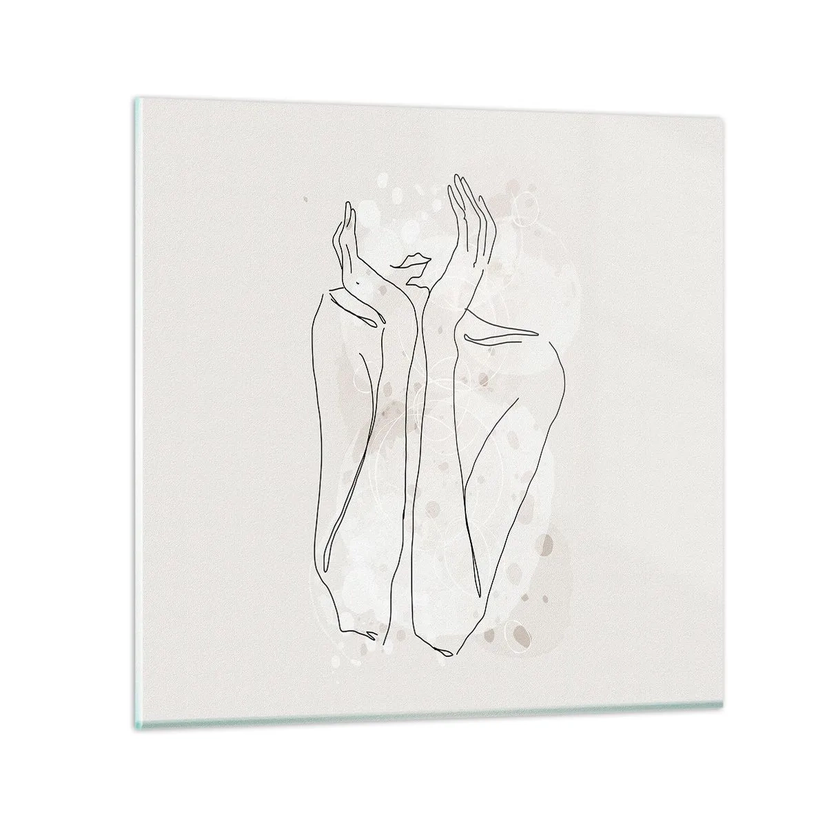 Billede på glas - En drømmende stund - 50x50 cm