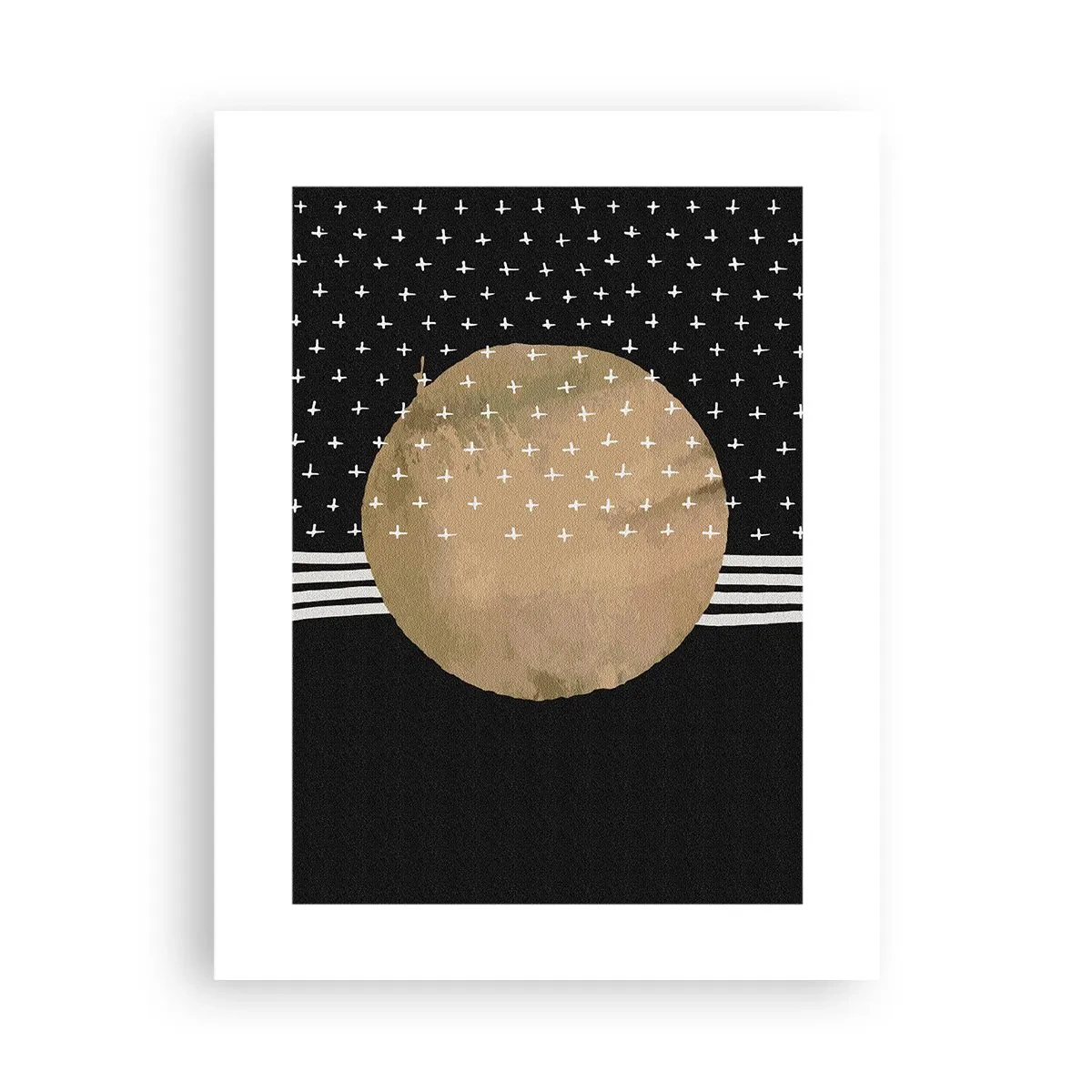 Plakat - Komposition: galaksens flag - 30x40 cm