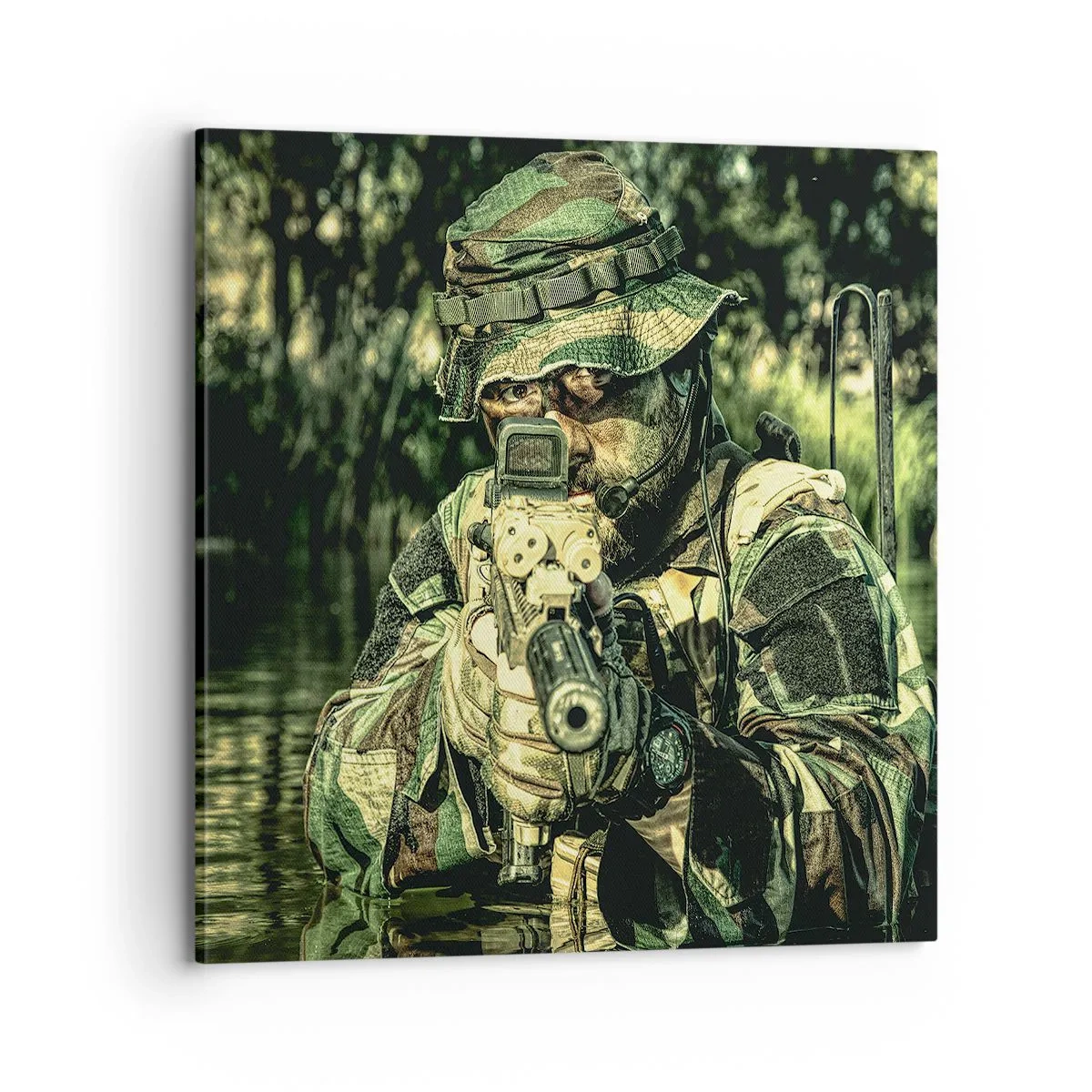 Lærredstryk - Billede på lærred - Det bedste af det bedste - 70x70 cm