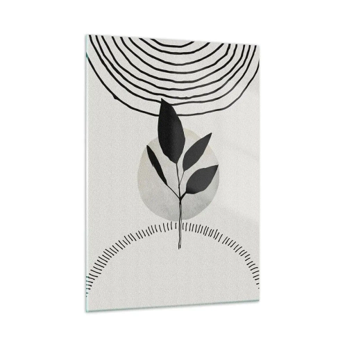 Billede på glas - Komposition: naturens ritualer - 50x70 cm