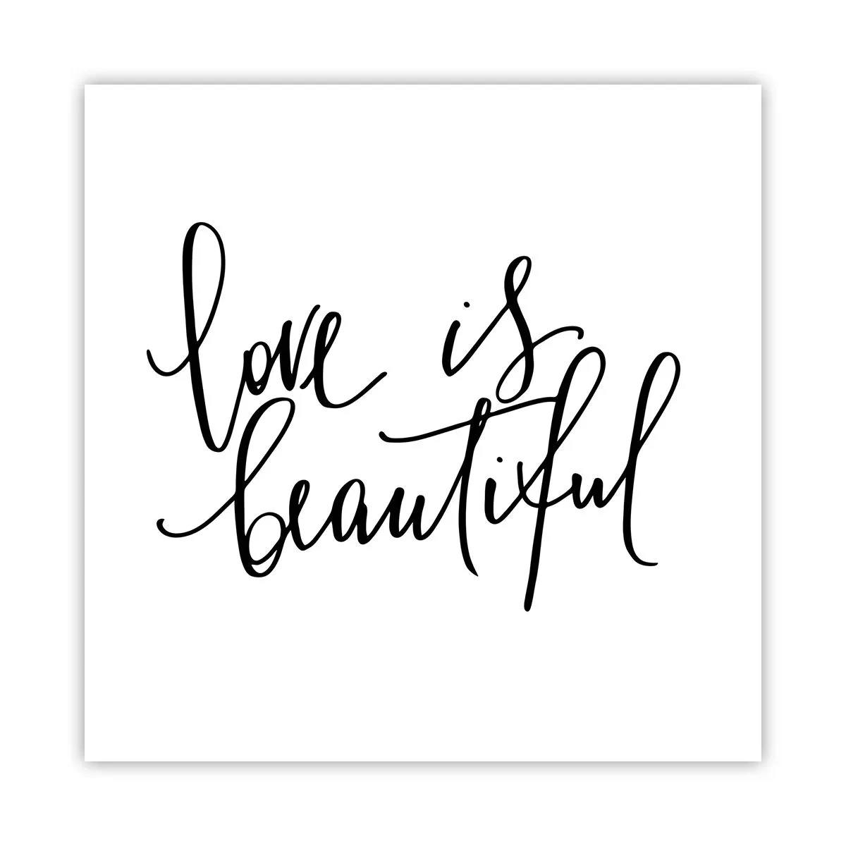 Plakat - Læs og gentag - 50x50 cm