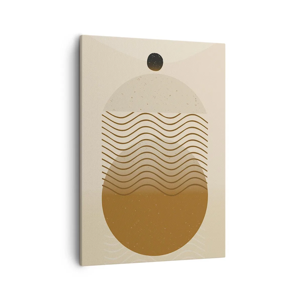 Lærredstryk - Billede på lærred - Om geometriske figurers oprindelse - 50x70 cm
