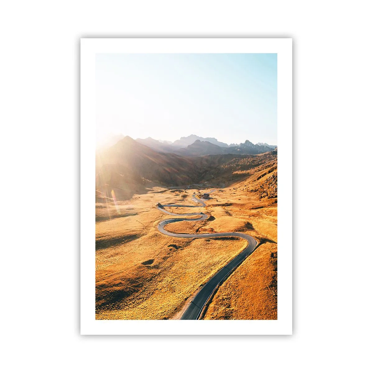 Plakat - I en gylden dal - 50x70 cm