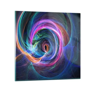 Billede på glas - Hvor vil du tage mig hen? - 60x60 cm