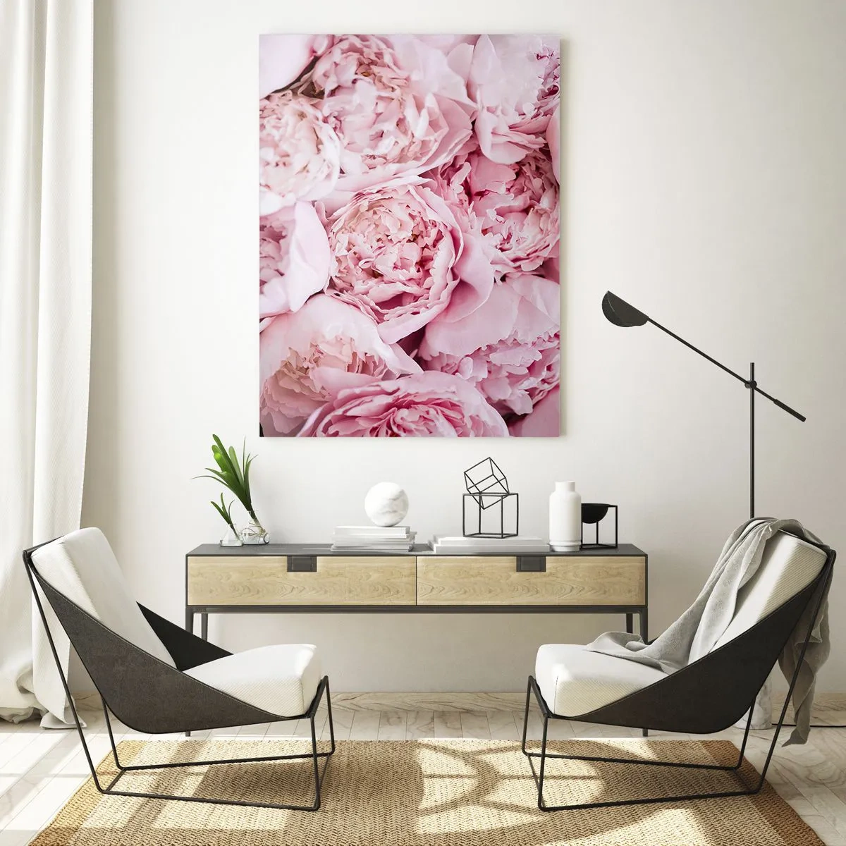 Billede på glas - Hyggeligt og velduftende - 50x70 cm