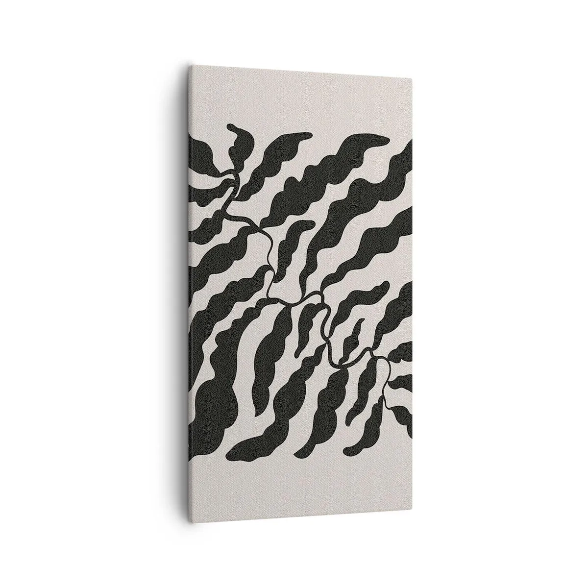 Lærredstryk - Billede på lærred - En firkants natur - 55x100 cm