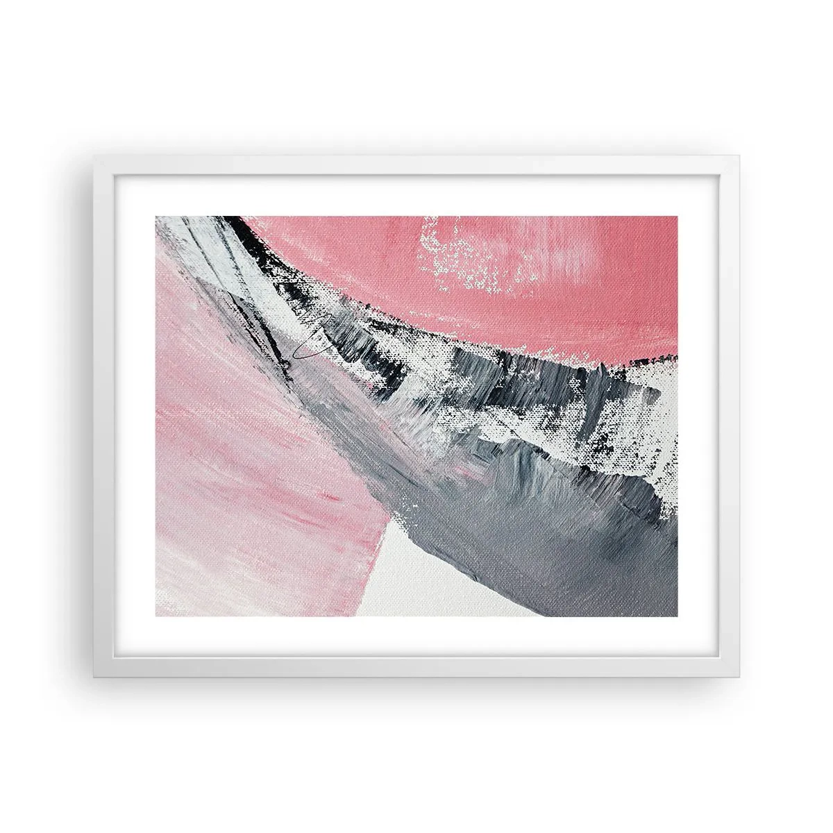 Plakat i hvid ramme - Matchende sammensætning - 50x40 cm
