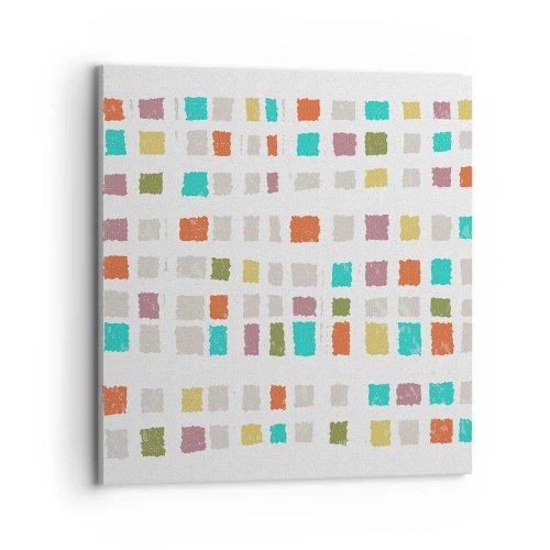 Lærredstryk - Billede på lærred - Ukendt leg - 70x70 cm