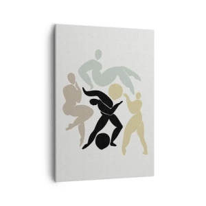 Lærredstryk - Billede på lærred - Bevægelse for sundhed og skønhed - 50x70 cm