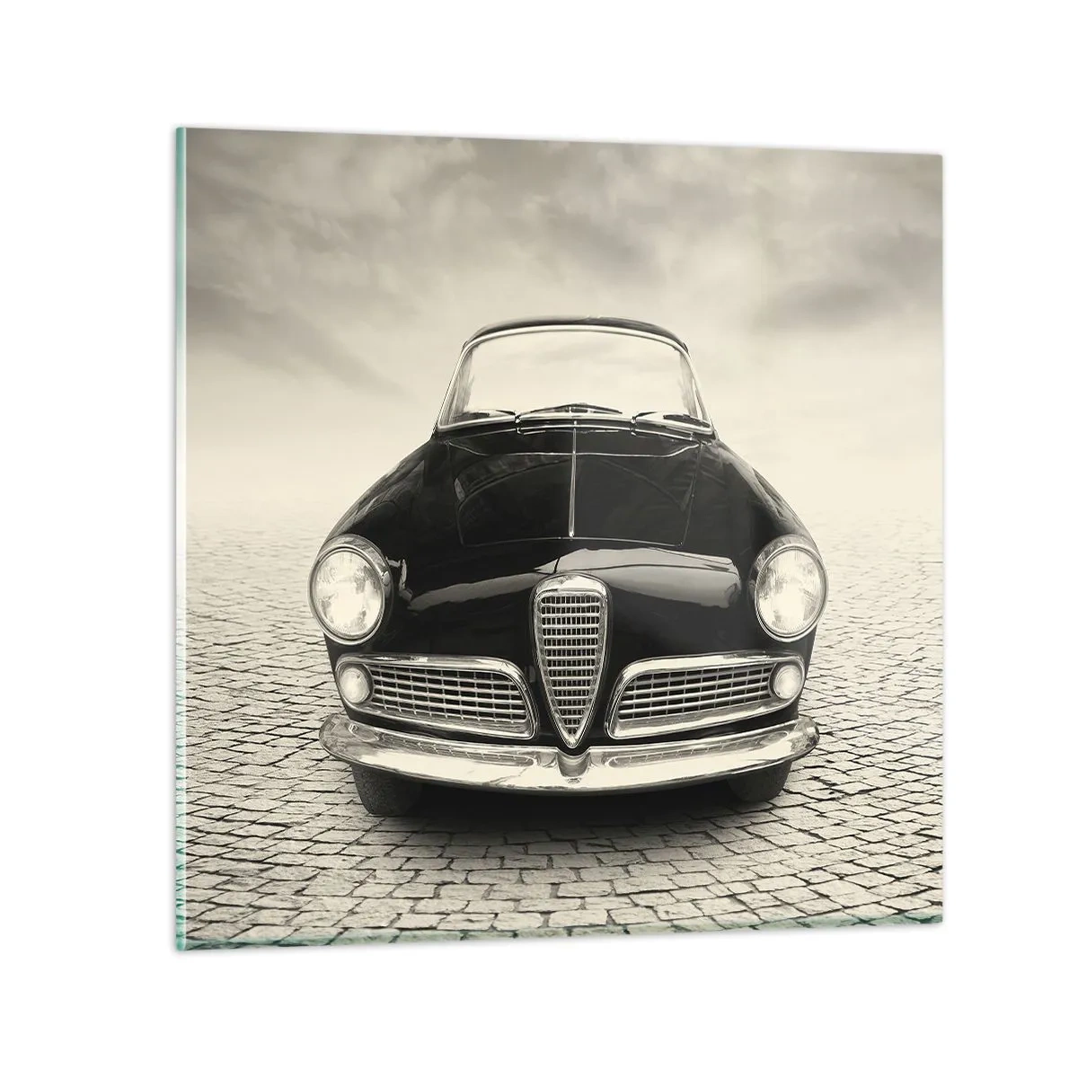 Billede på glas - Og hvordan kan man ikke elske mig? - 50x50 cm