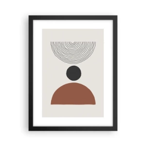 Plakat i sort ramme - I rampelyset - 30x40 cm
