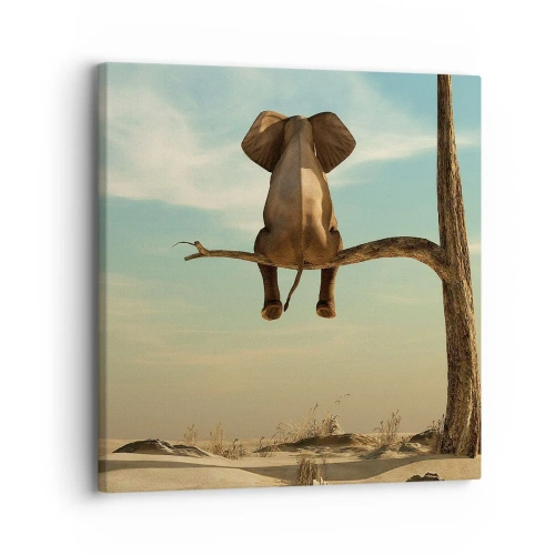 Lærredstryk - Billede på lærred - Et nyt synspunkt - 30x30 cm