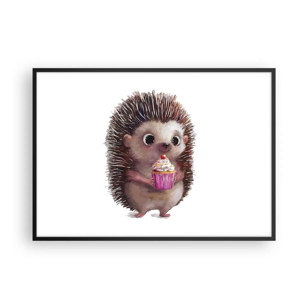 Plakat i sort ramme - Fejring er hver dag - 100x70 cm