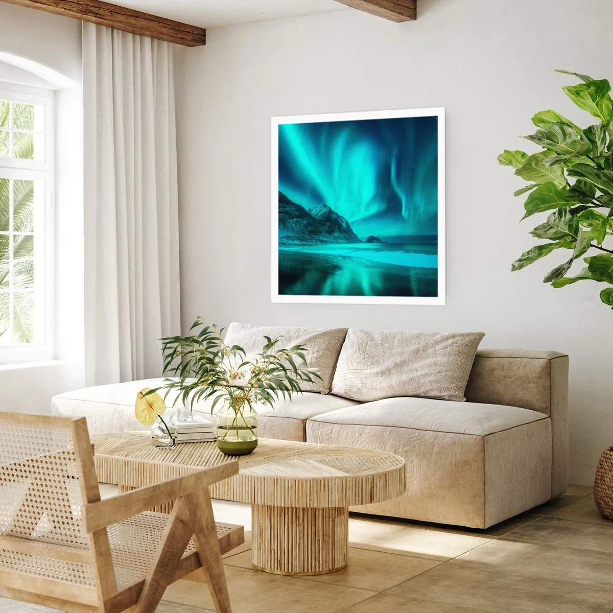 Plakat - Nordens vidundere - 40x40 cm