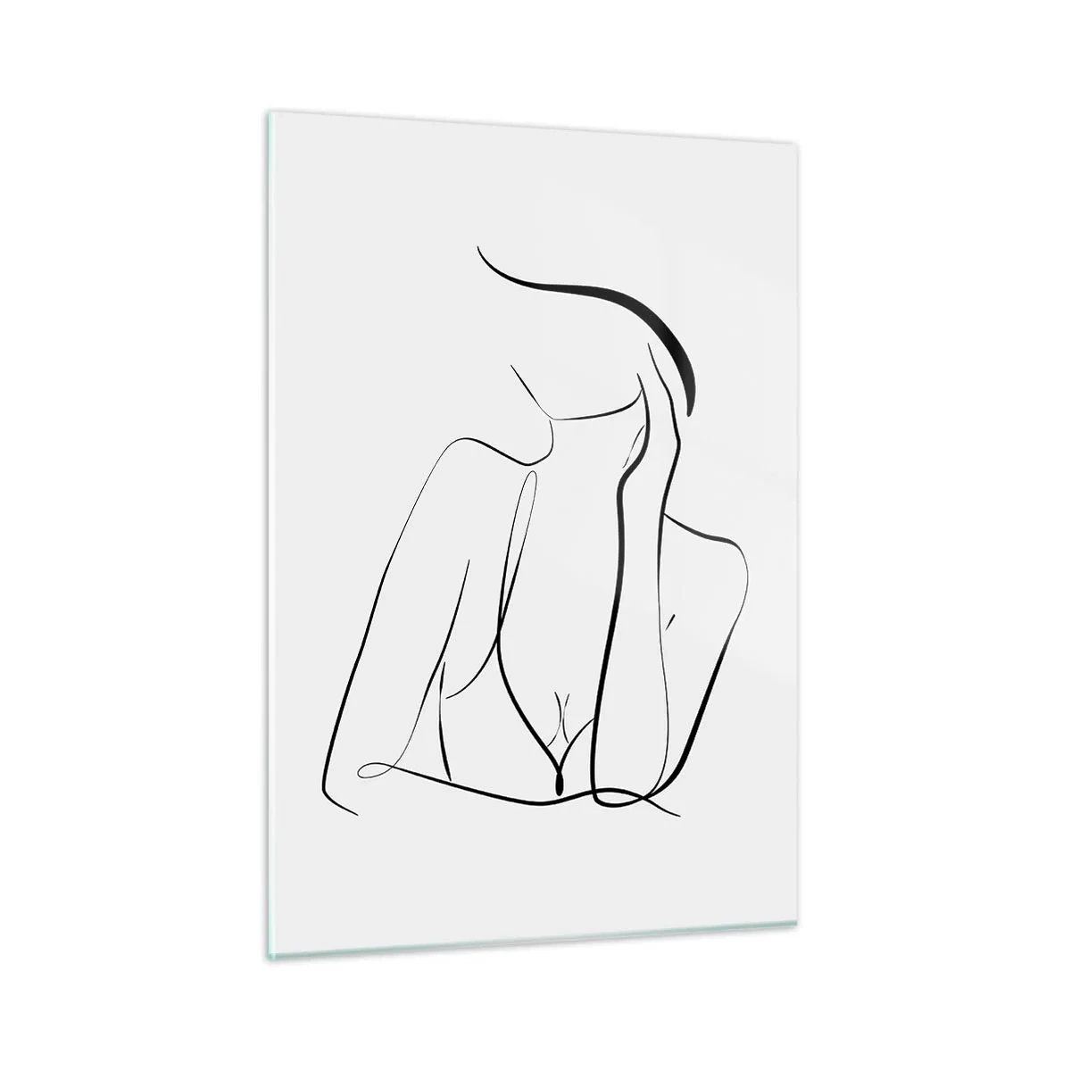 Billede på glas - På bølgen af en drøm - 50x70 cm